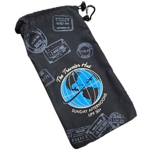 Sunday Afternoons Traveler Hat Pouch‎ Unisex Black Mesh Storage Bag Gorp Granola